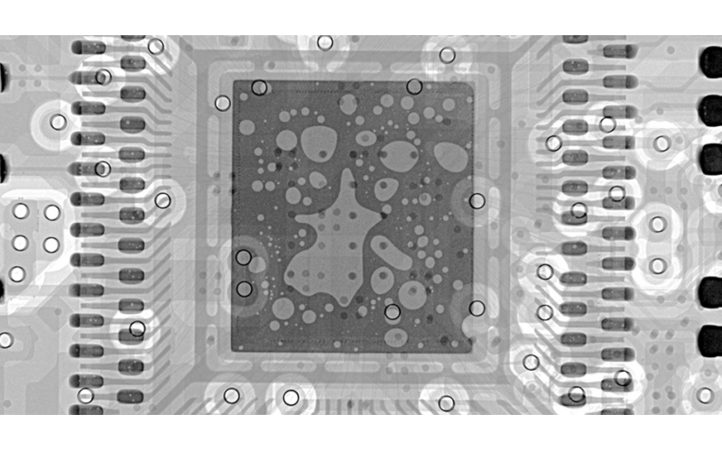 PCBA組裝中的X光檢測和焊點分析